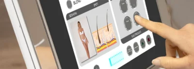 Електроепілятор Sinepil (Selenia) 3 Інтерфейс електроепілятора з вибором фототипу