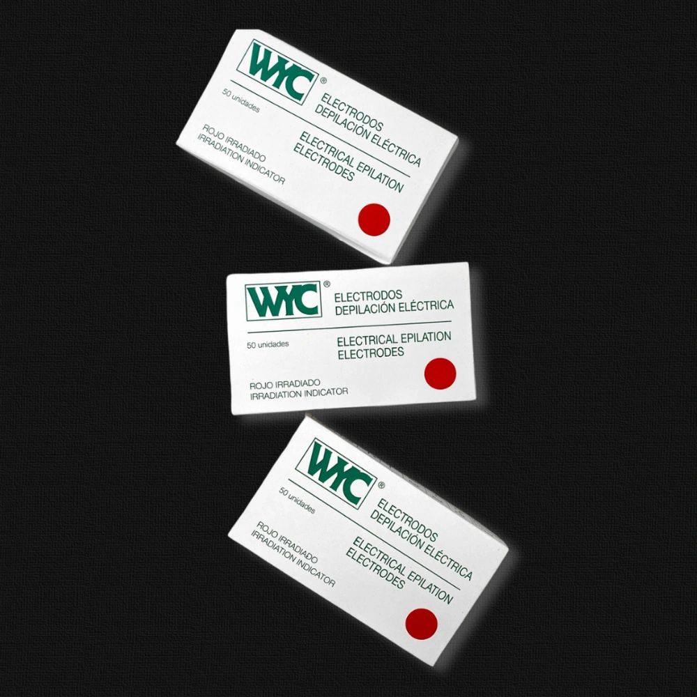 Електроди для електроепіляції WYC (Іспанія), 50 шт Голки для електроепіляції WYC