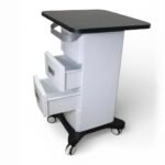 Візок для косметологічних апаратів LT-03 з відкритими шухлядами