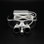 бінокулярна лупа з підсвіткою та акумулятором