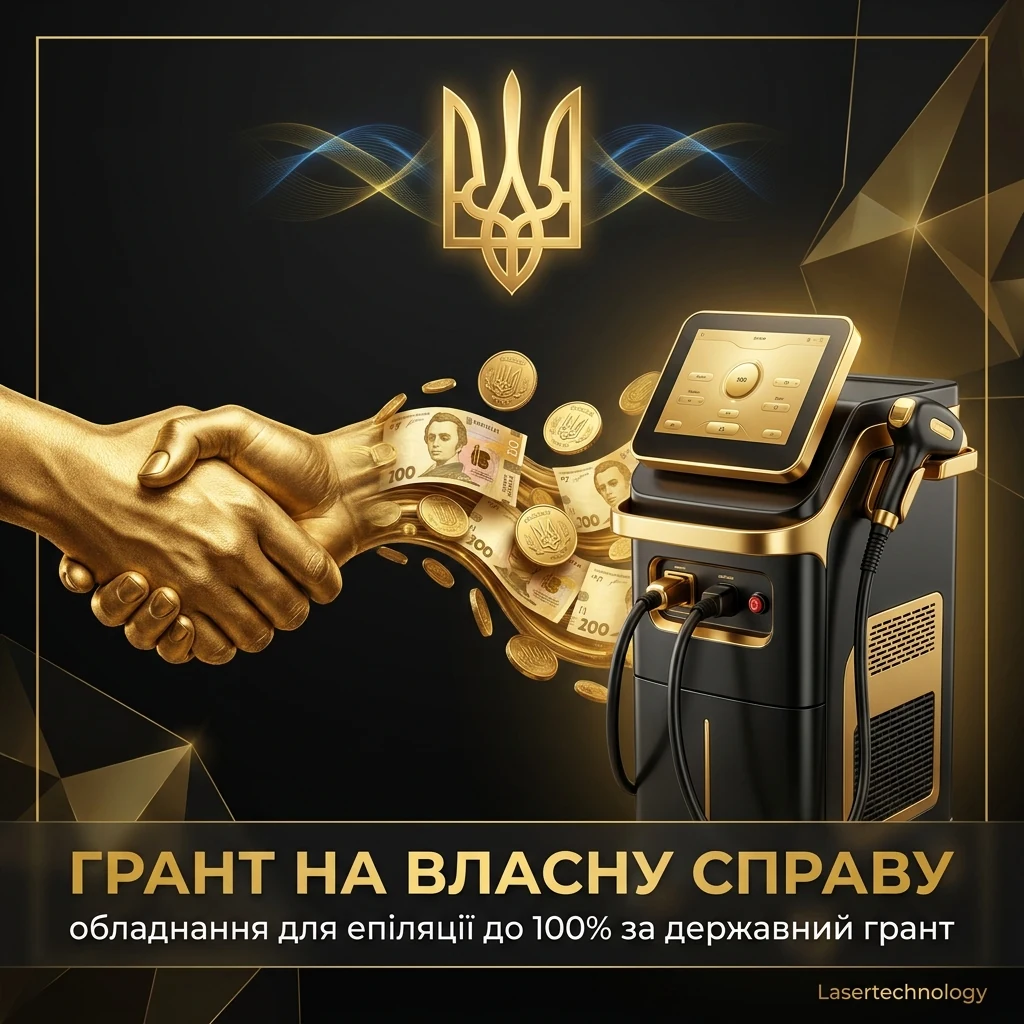 Грант на власну справу на обладнання для епіляції 1 грант на власну справу на обладнання для епіляції