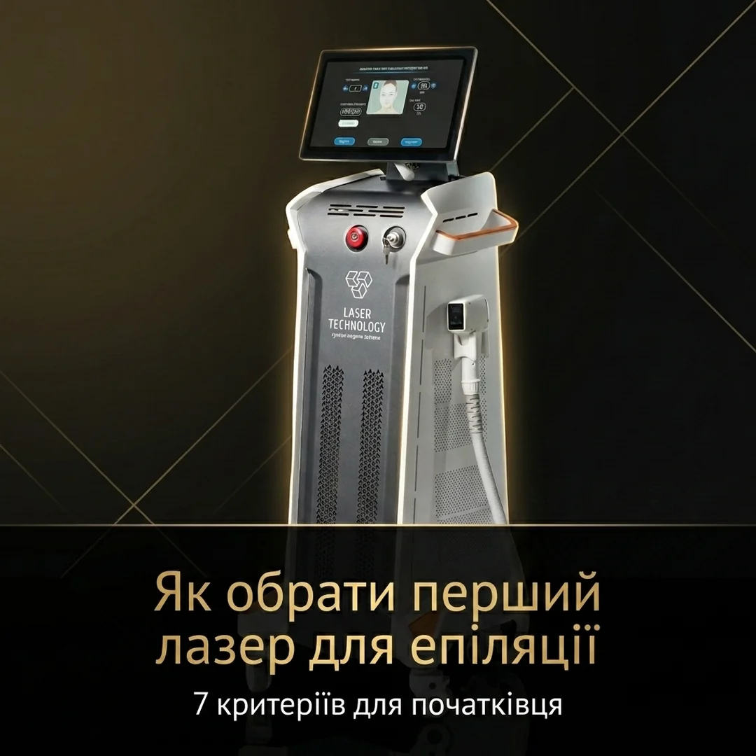Як обрати перший лазер для епіляції: 7 критеріїв для початківця 1 Як обрати перший лазер для епіляції: 7 критеріїв (діодний лазер Hunter 2000)