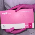 Рукавички нітрилові рожеві easyCARE